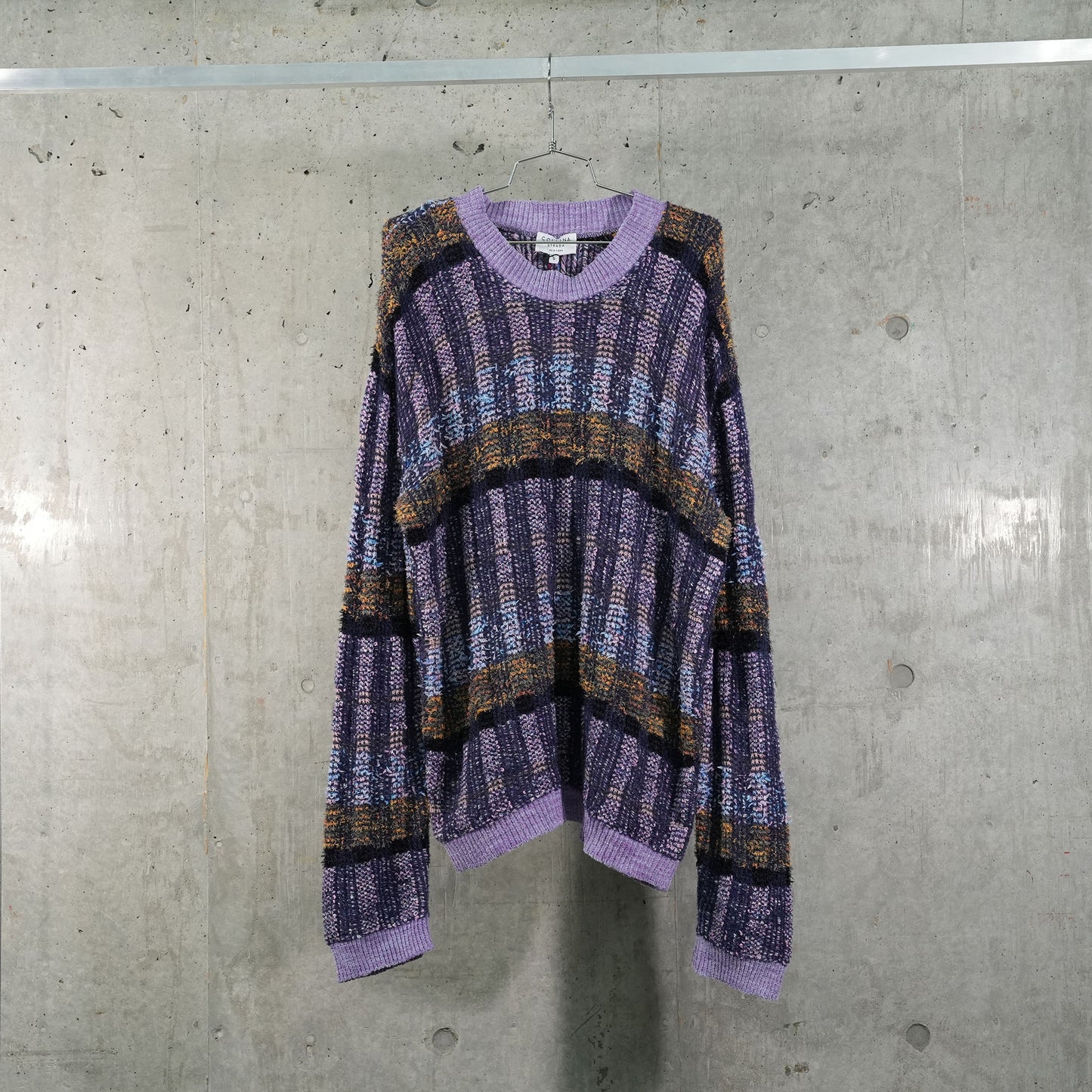 WOOLLY SWEATER / VITELLI PURPLE PLAID