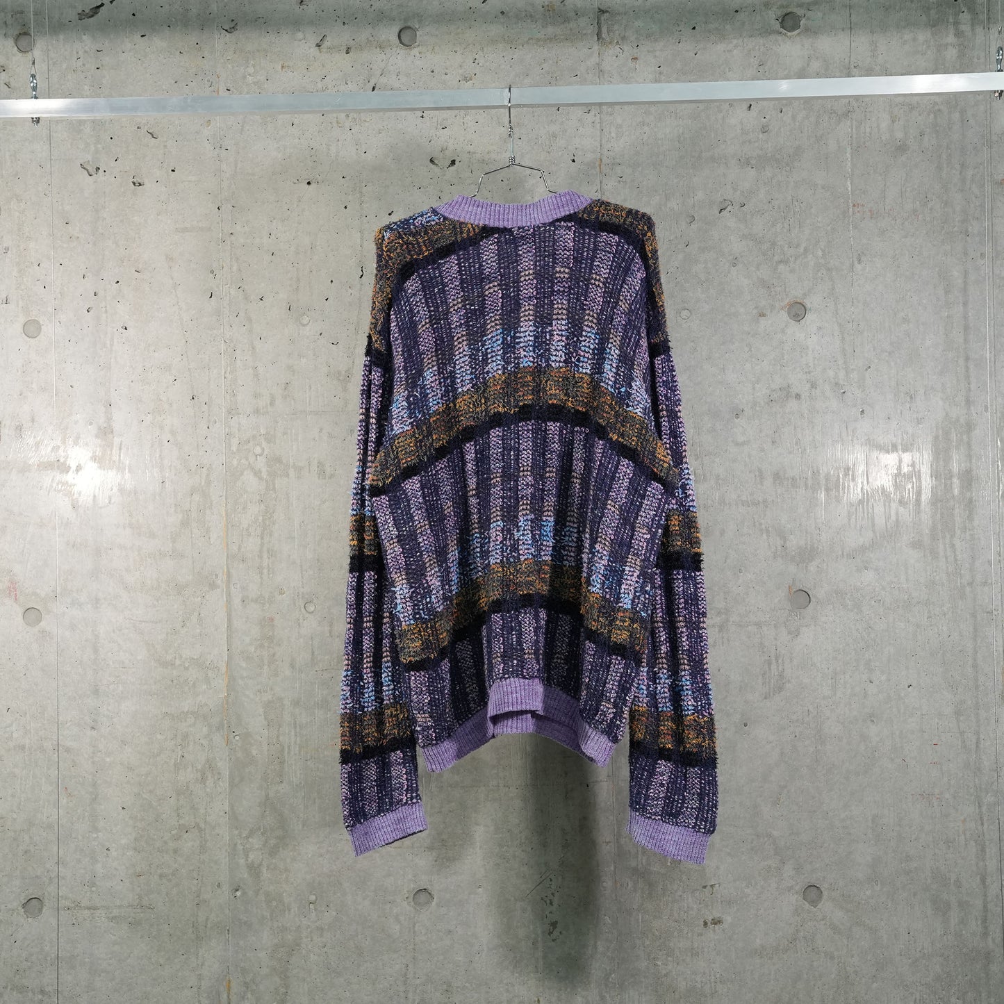 WOOLLY SWEATER / VITELLI PURPLE PLAID