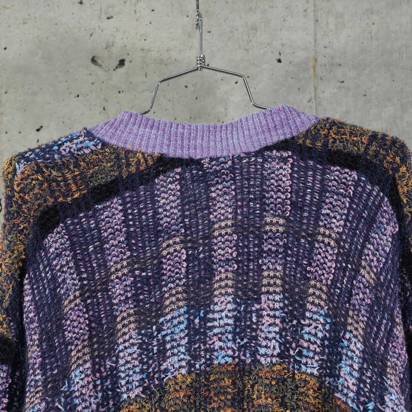 WOOLLY SWEATER / VITELLI PURPLE PLAID