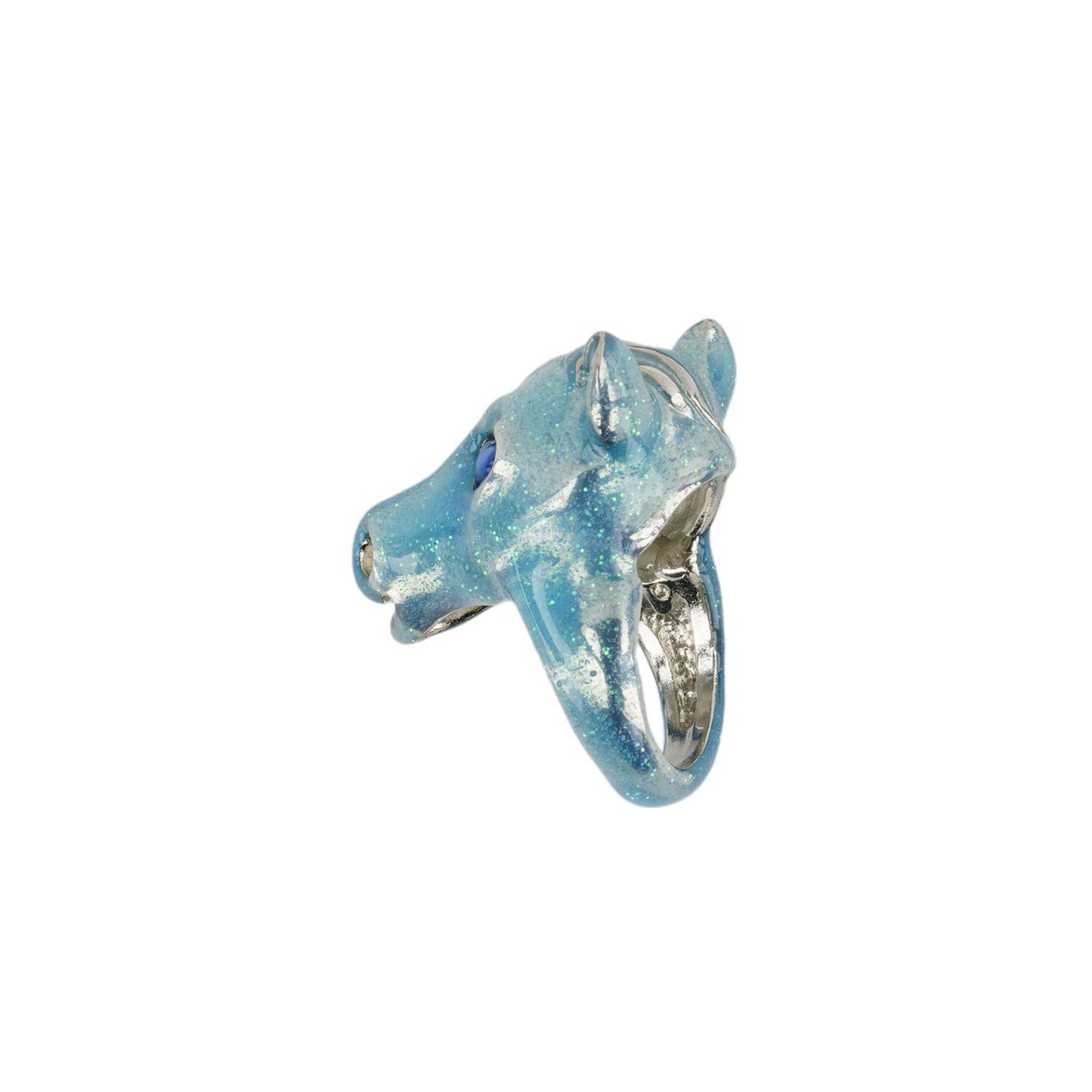 BABY PONY RING / GLITTER SKY