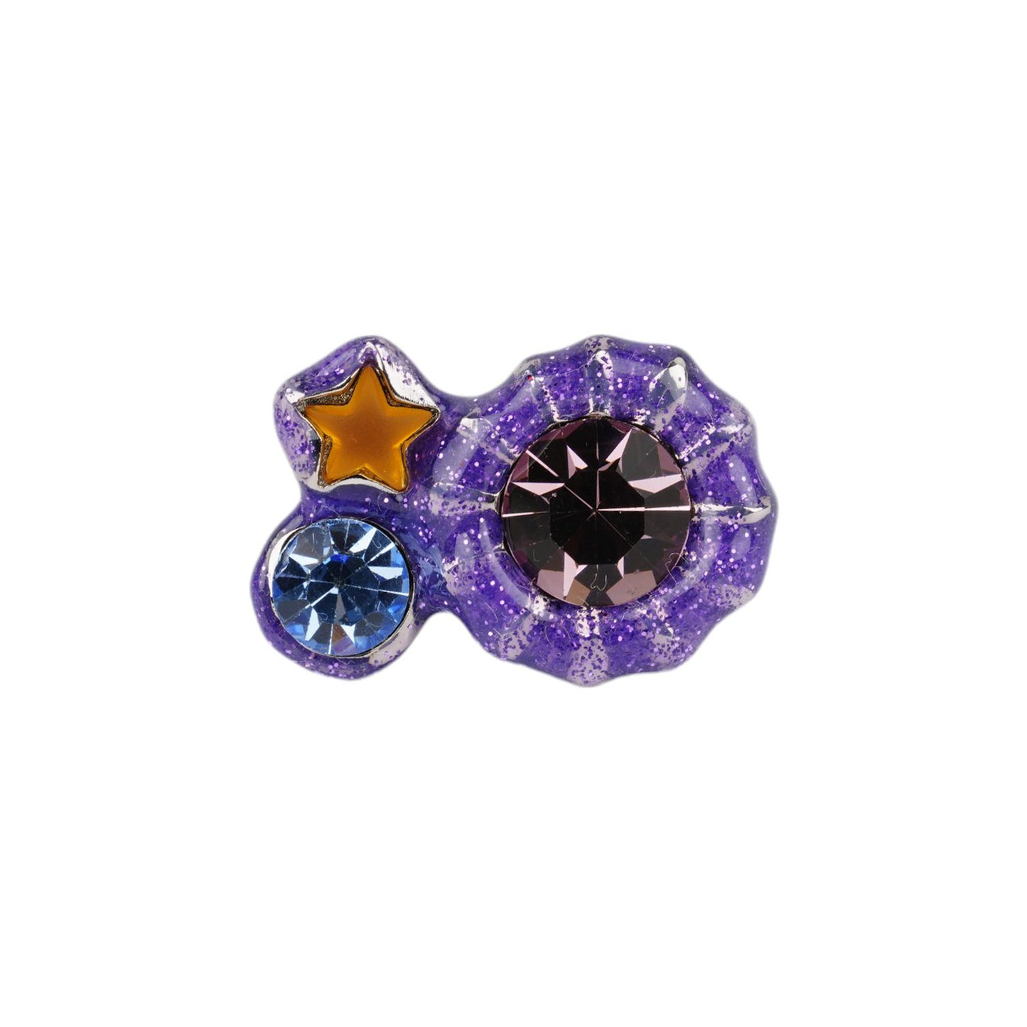 CANDY GEM RING / GLITTER LILAC