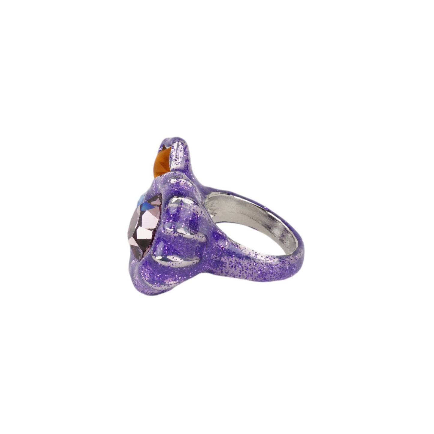 CANDY GEM RING / GLITTER LILAC