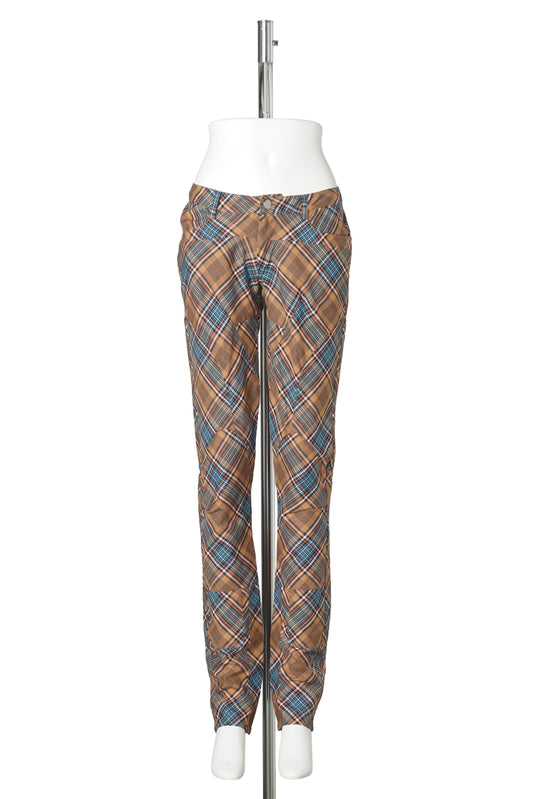 RAWR PANT / MUSTARD PLAID