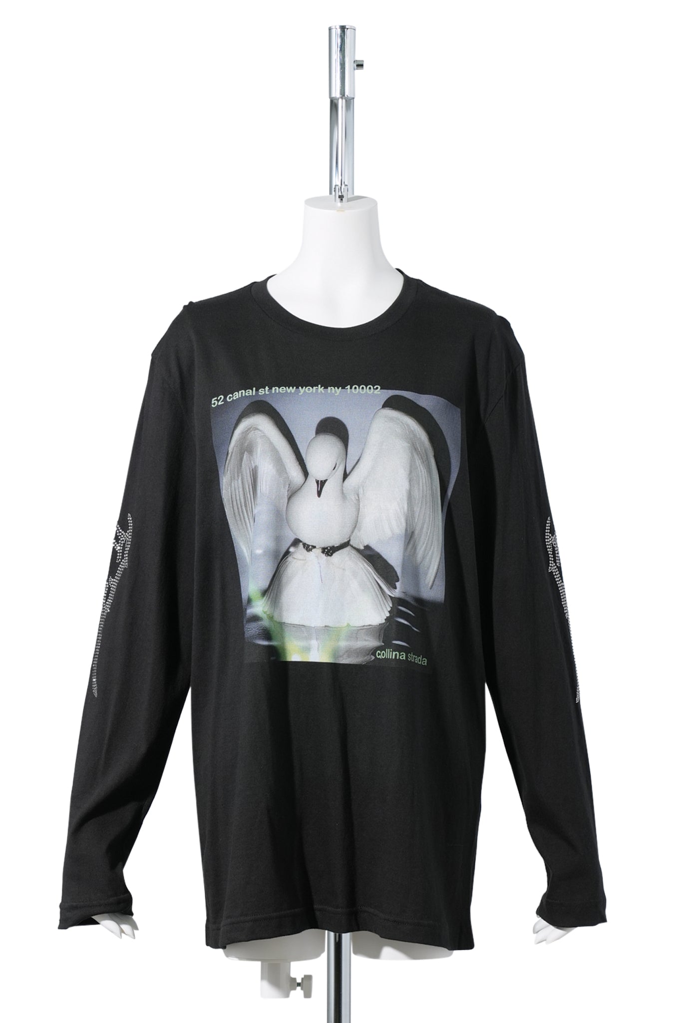 L/S RHINESTONE GRAPHIC TEE / 52 CANAL