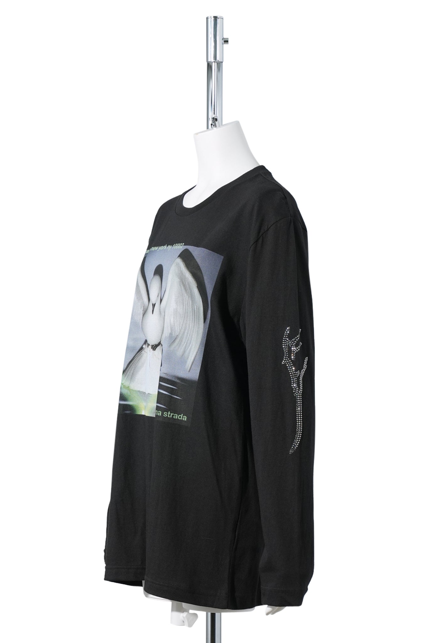 L/S RHINESTONE GRAPHIC TEE / 52 CANAL