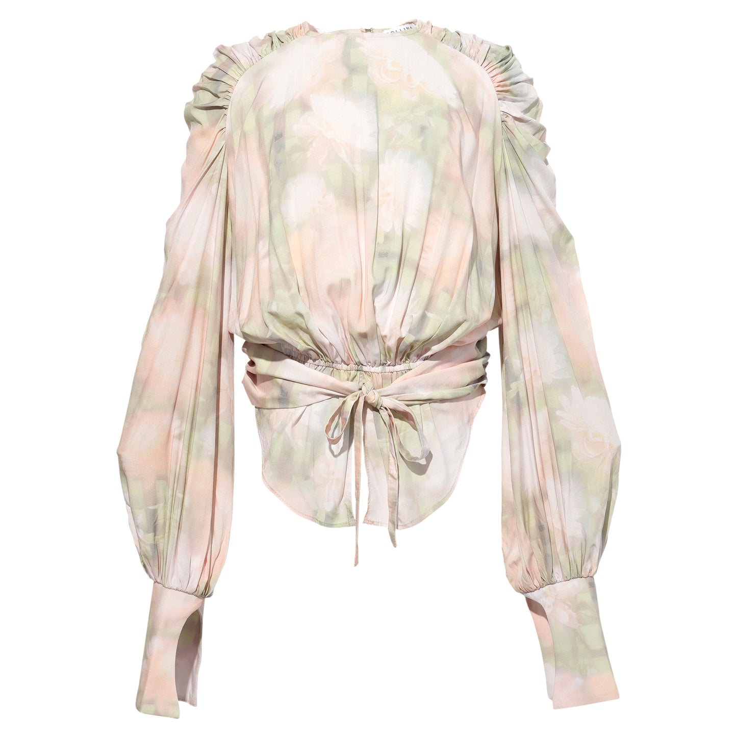 IRIS TOP / WASHED DAISY PLAID