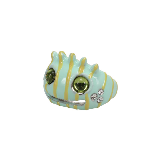 LIBERTY FROG RING / LEMON STRIPE