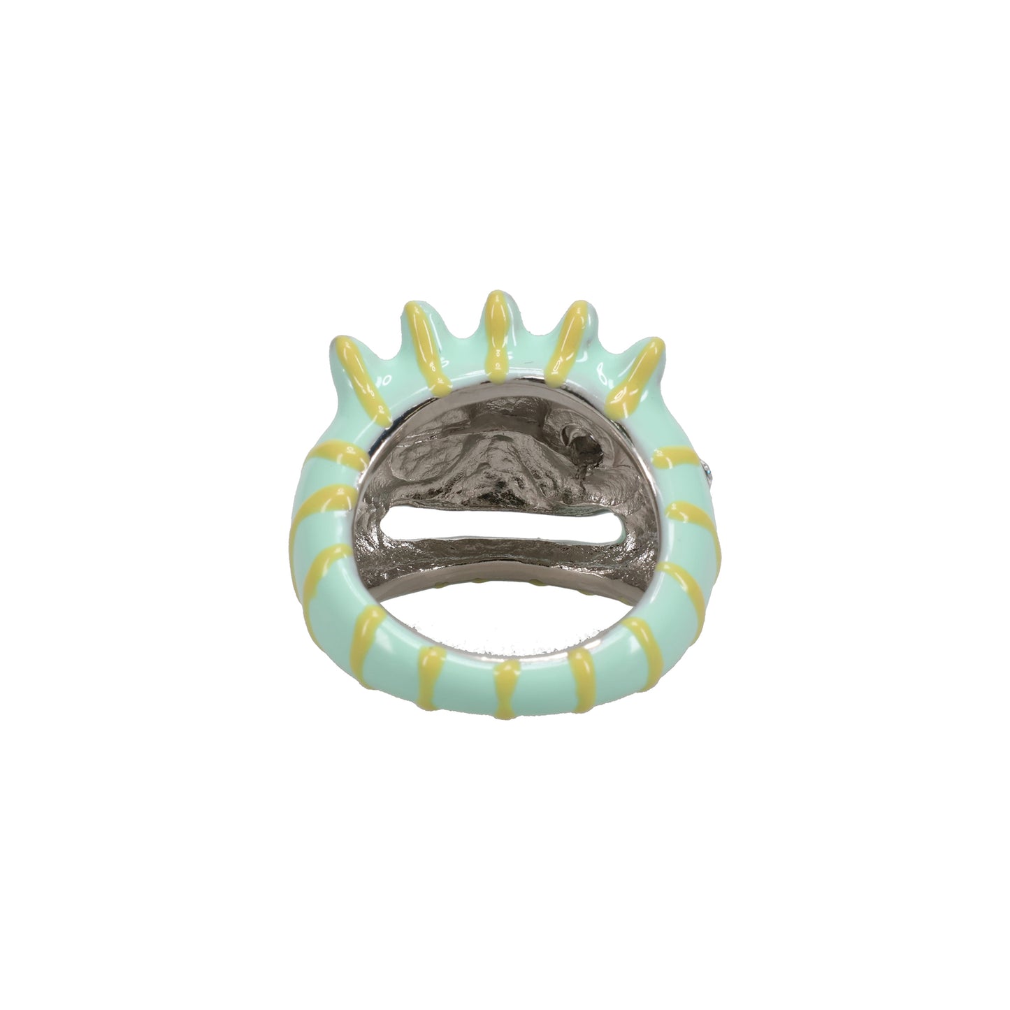 LIBERTY FROG RING / LEMON STRIPE