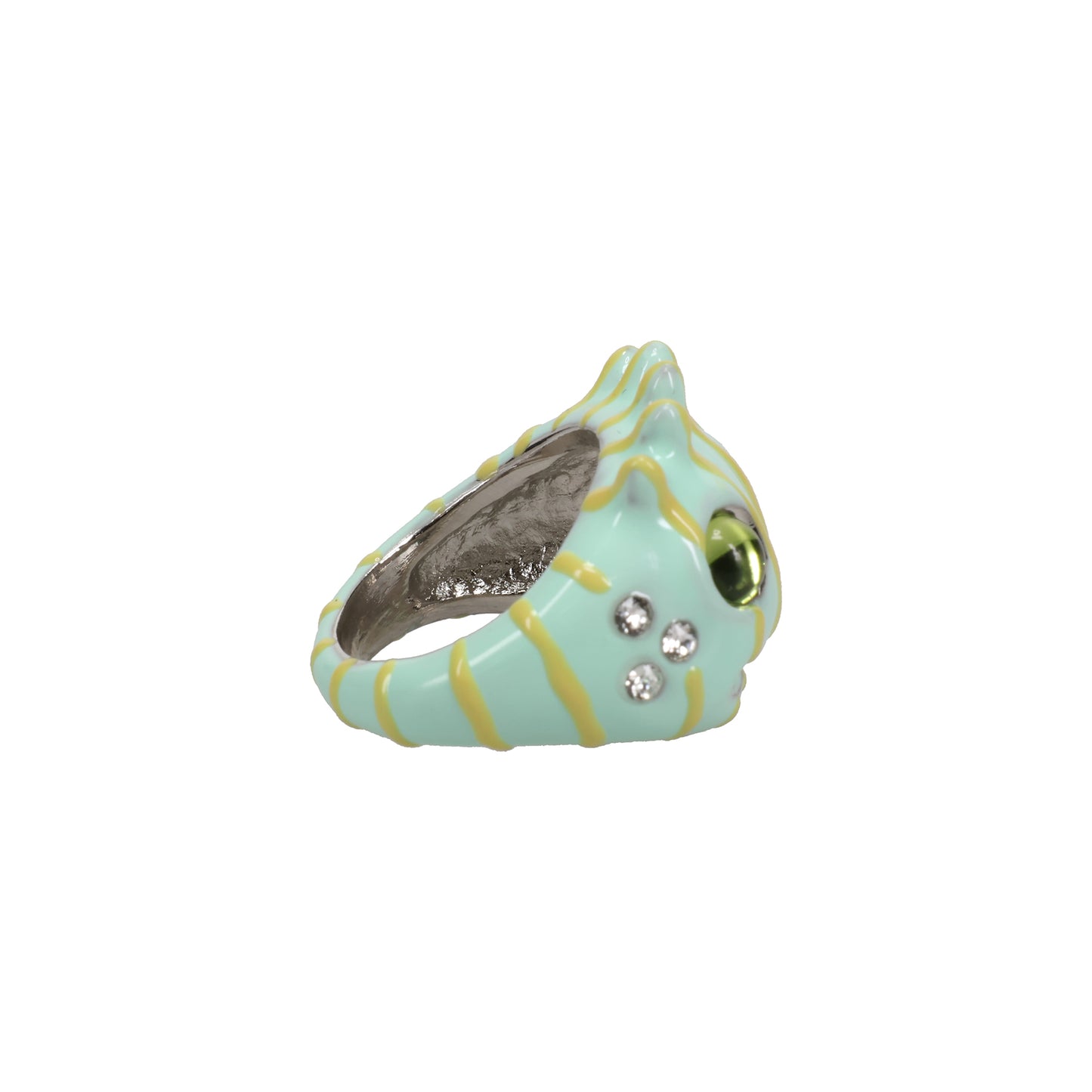 LIBERTY FROG RING / LEMON STRIPE