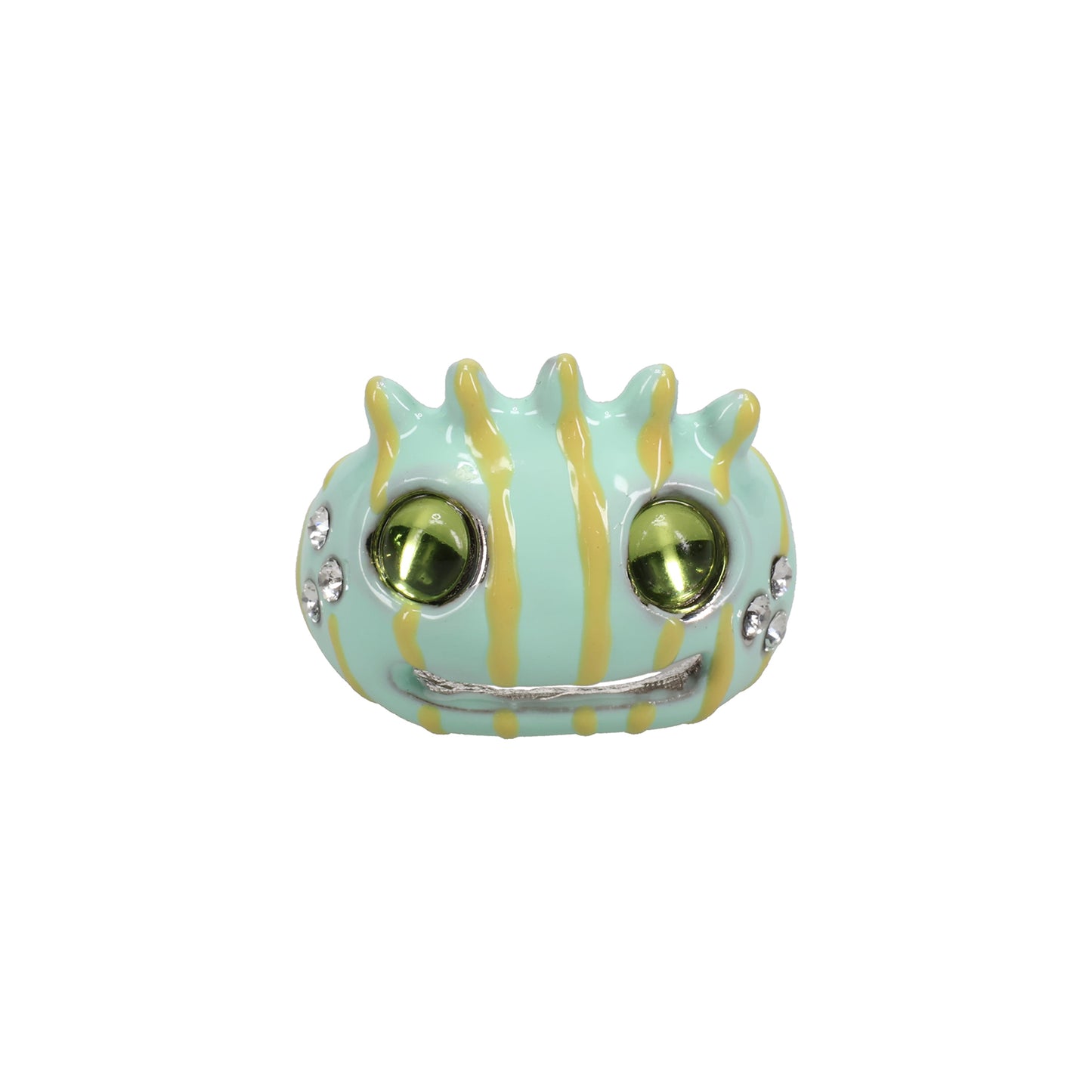 LIBERTY FROG RING / LEMON STRIPE