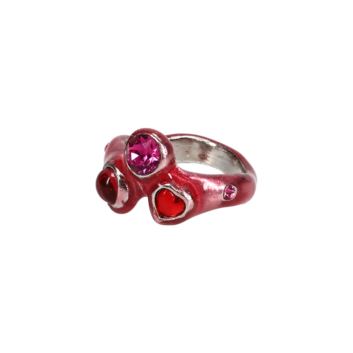 FLORENCE RING / HOT METALLIC PINK