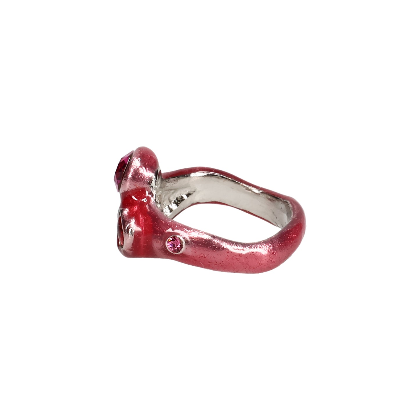 FLORENCE RING / HOT METALLIC PINK