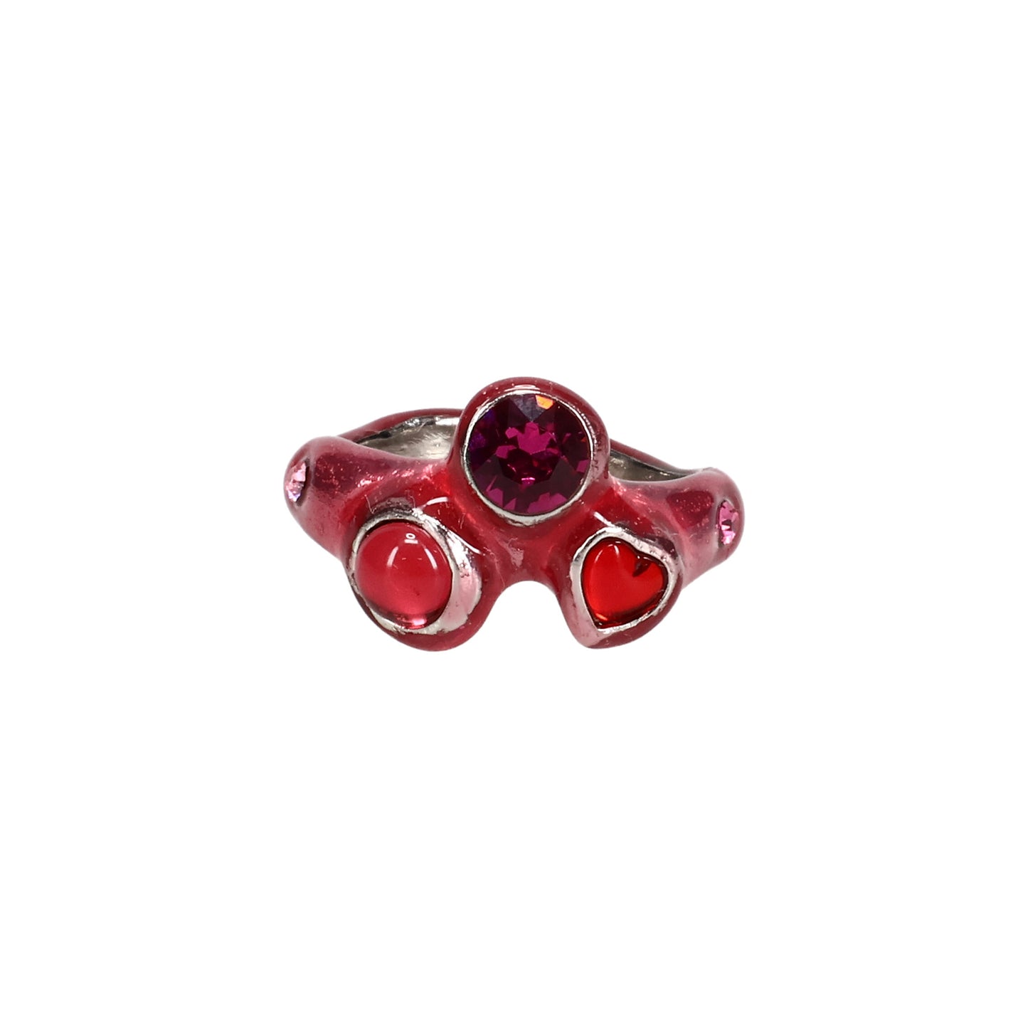 FLORENCE RING / HOT METALLIC PINK