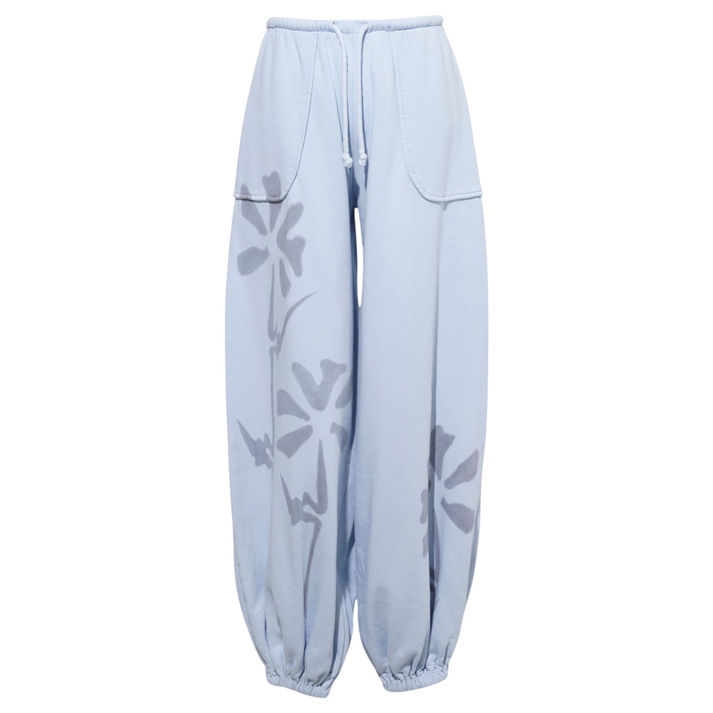 XL SWEATPANT / SKY FLOWERS