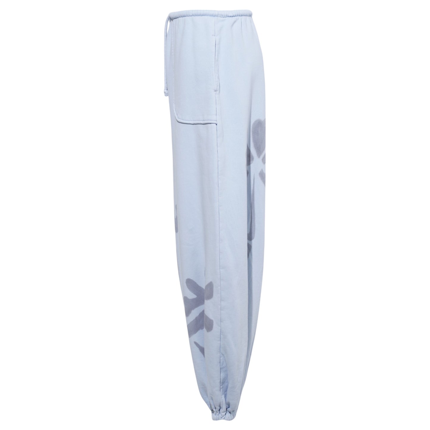 XL SWEATPANT / SKY FLOWERS