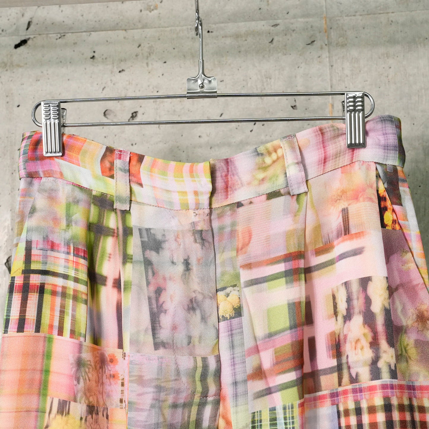 DANTE LACE TROUSER / MULTI PLAID