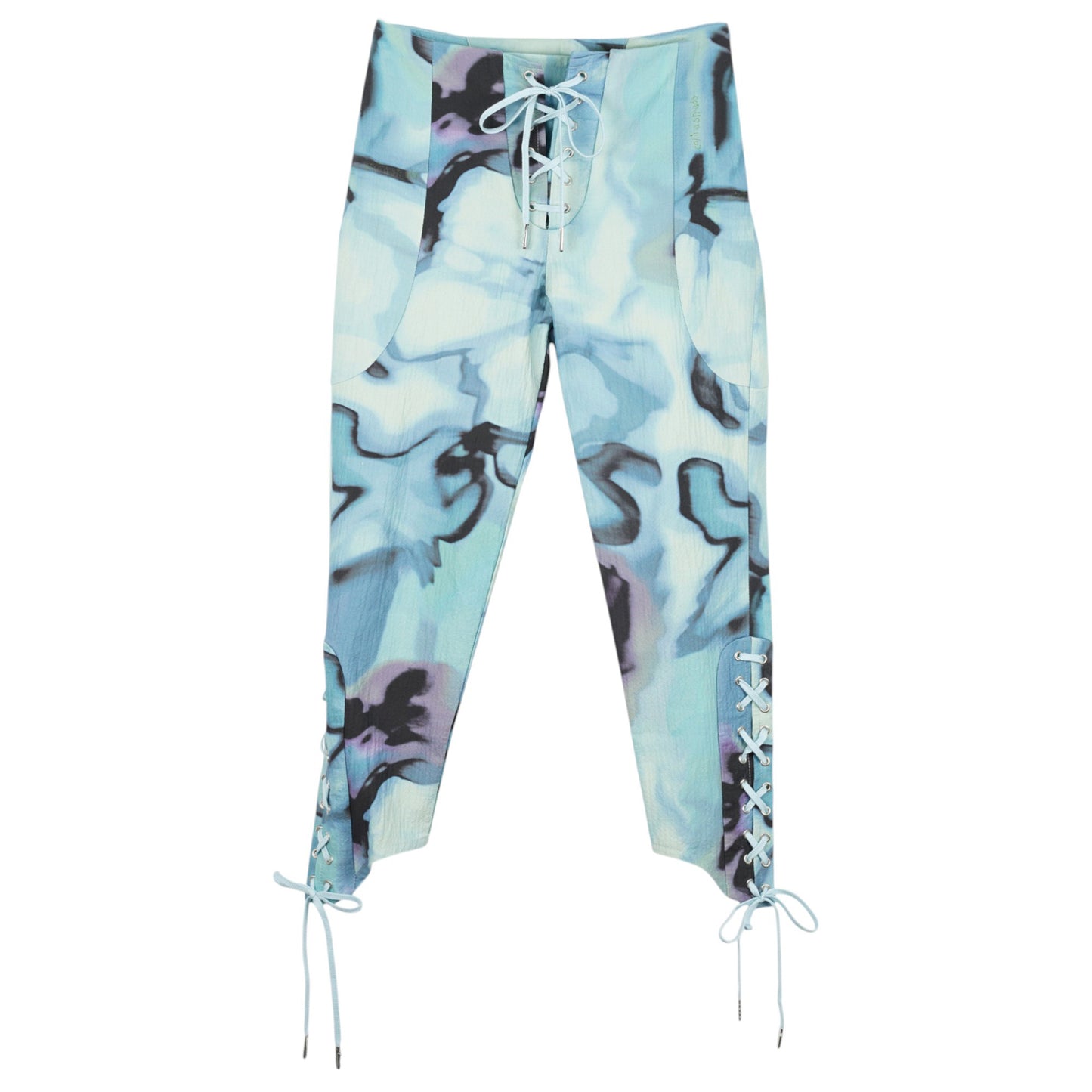 BANEBERRY PANT / SKY WATERCOLOR FLORAL