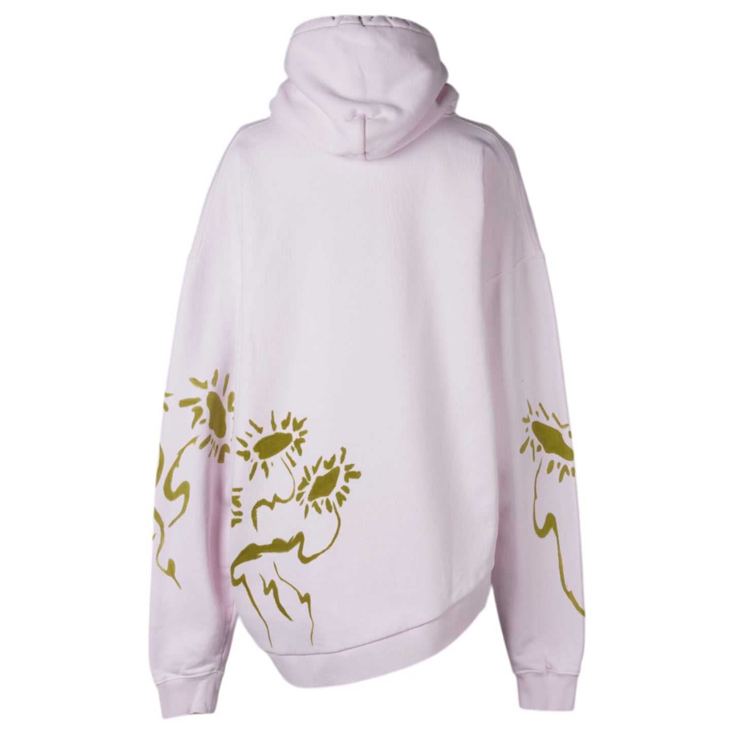 WAVE HEM HOODIE / PINK DAISY