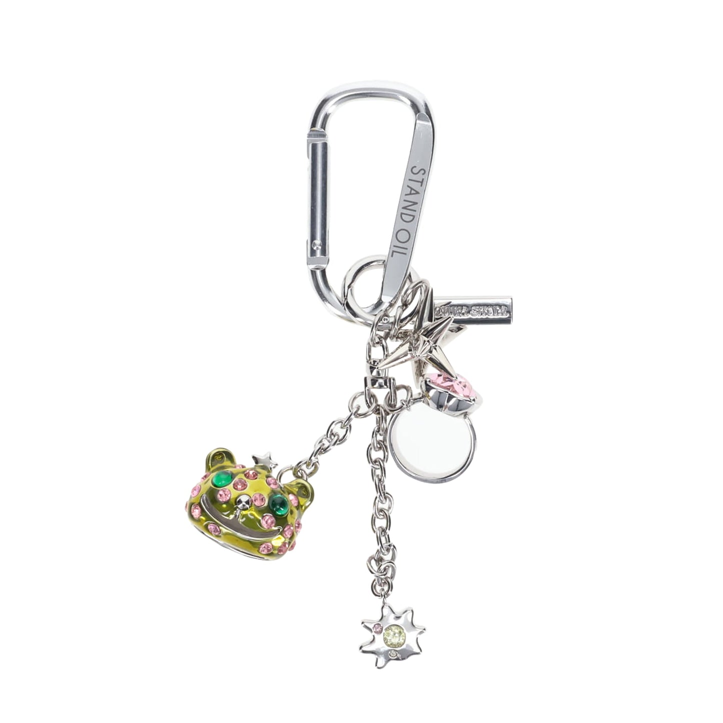 PRINCESS BEAR KEYRING / SILVER