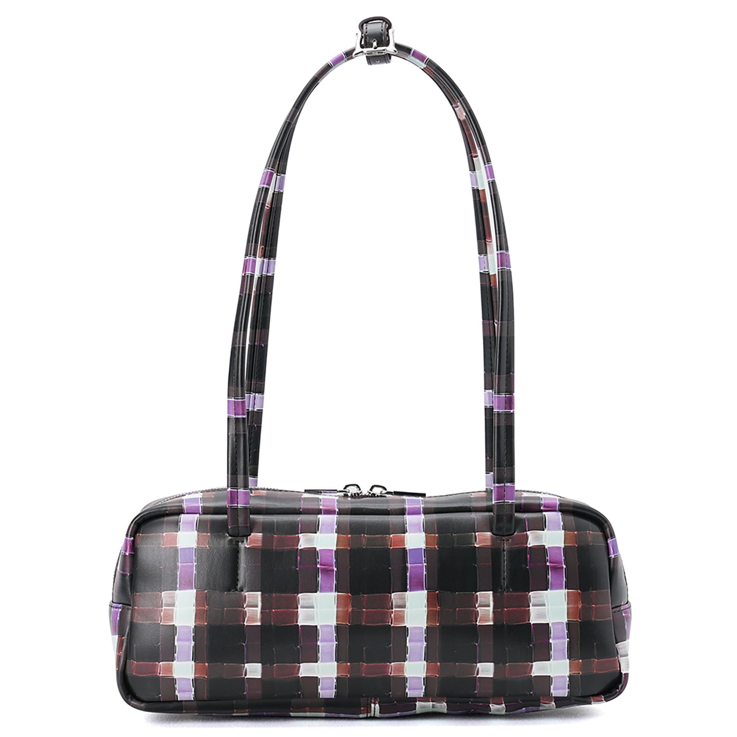 PLAID BAGUETTE BAG / CHOCOLATE PAINTED PLAID