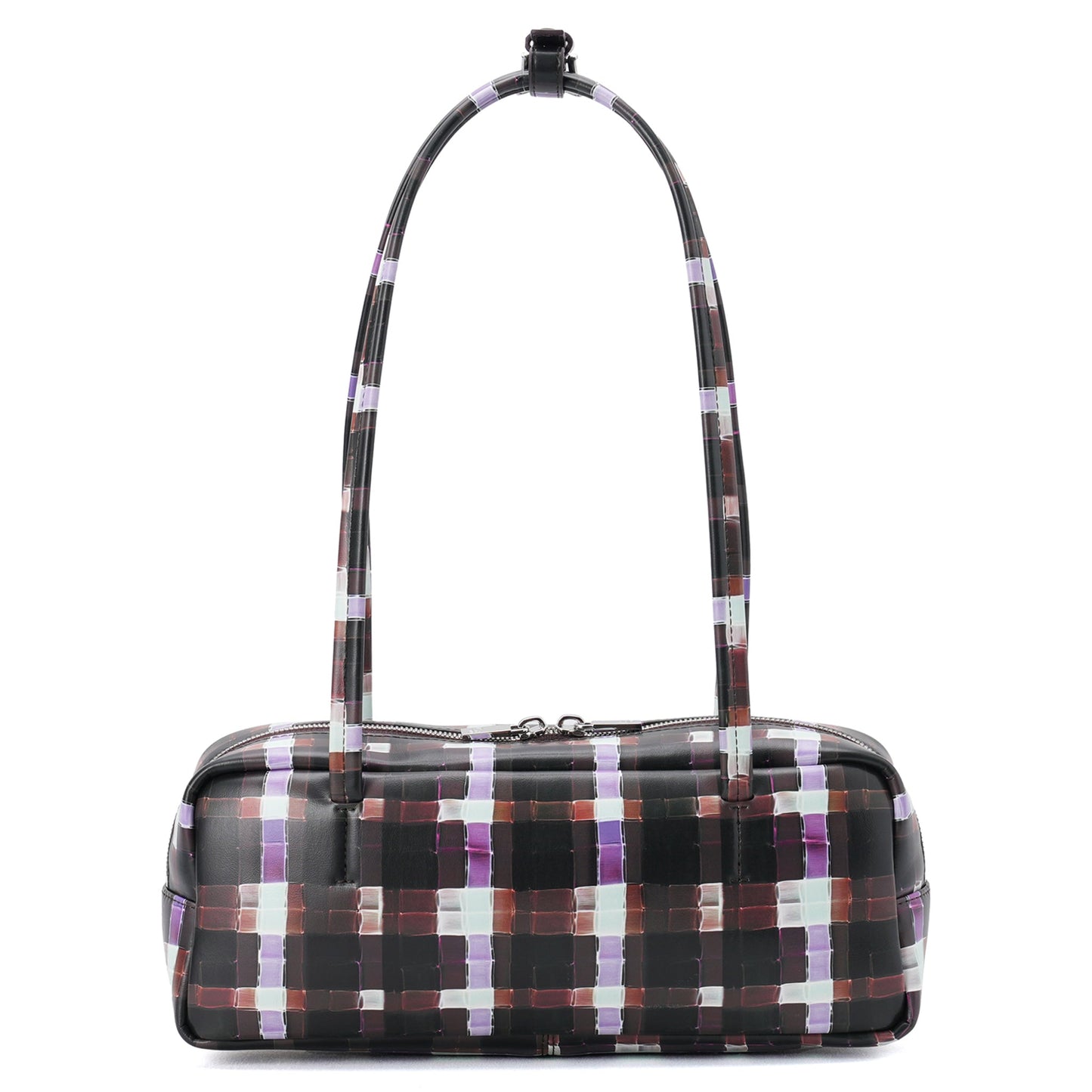PLAID BAGUETTE BAG / CHOCOLATE PAINTED PLAID