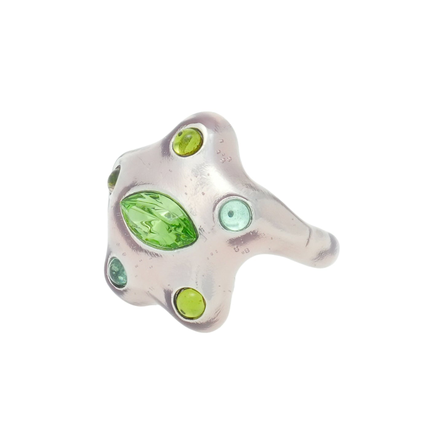 DEMI STARLETTE RING / METALLIC PINK APPLE