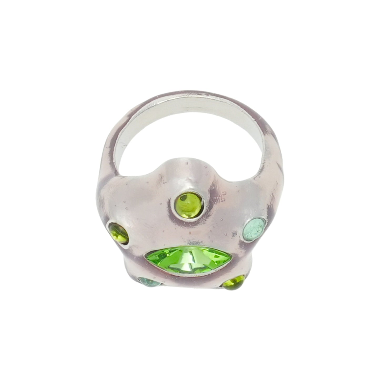 DEMI STARLETTE RING / METALLIC PINK APPLE