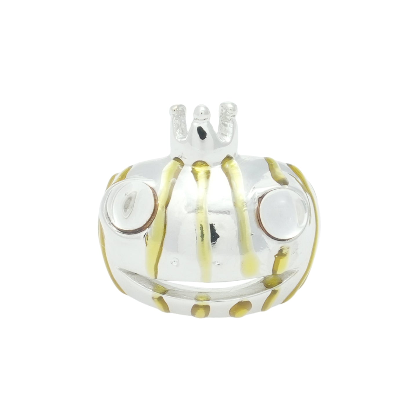 FROG PRINCE RING / GOLD STRIPE