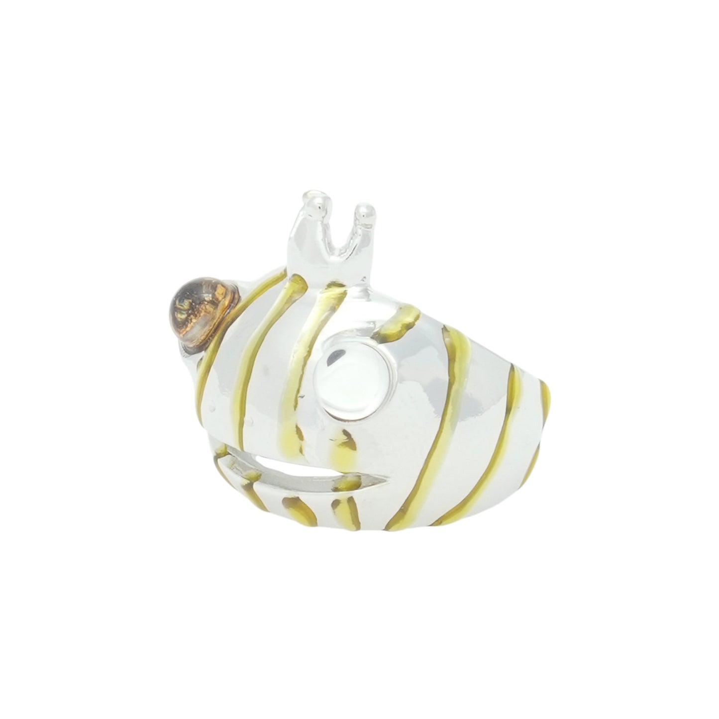FROG PRINCE RING / GOLD STRIPE