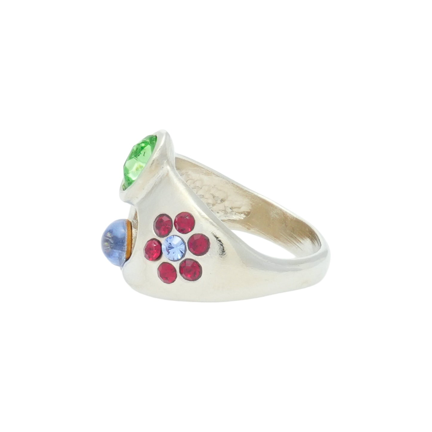 COSMIC DAISY RING / SKY RUBY