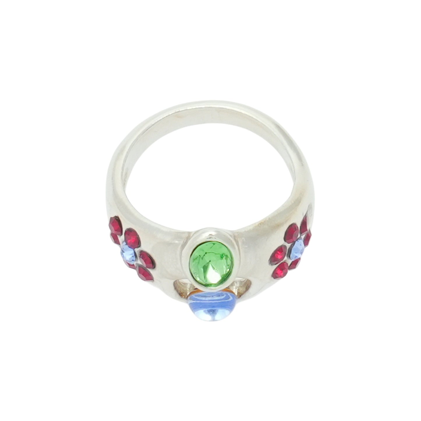 COSMIC DAISY RING / SKY RUBY