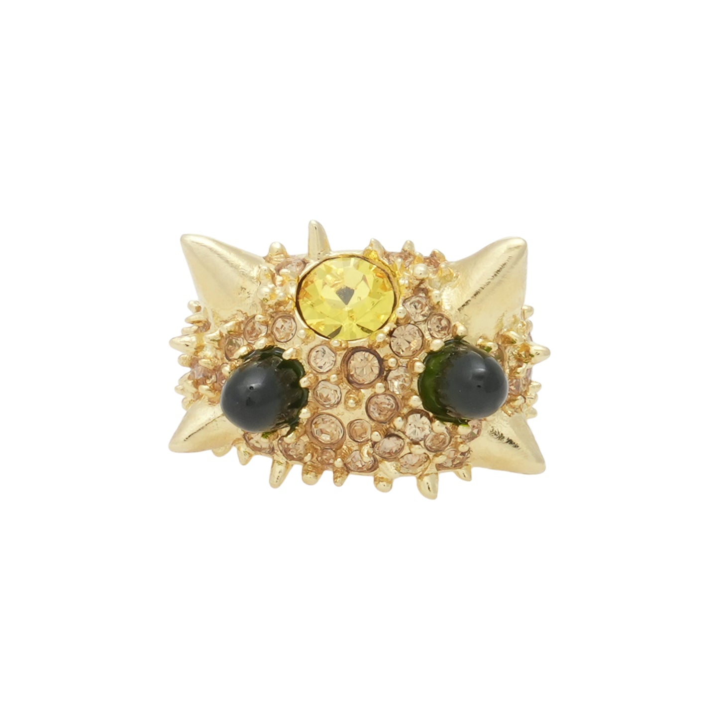 ALIEN SPIKE RING / GOLD