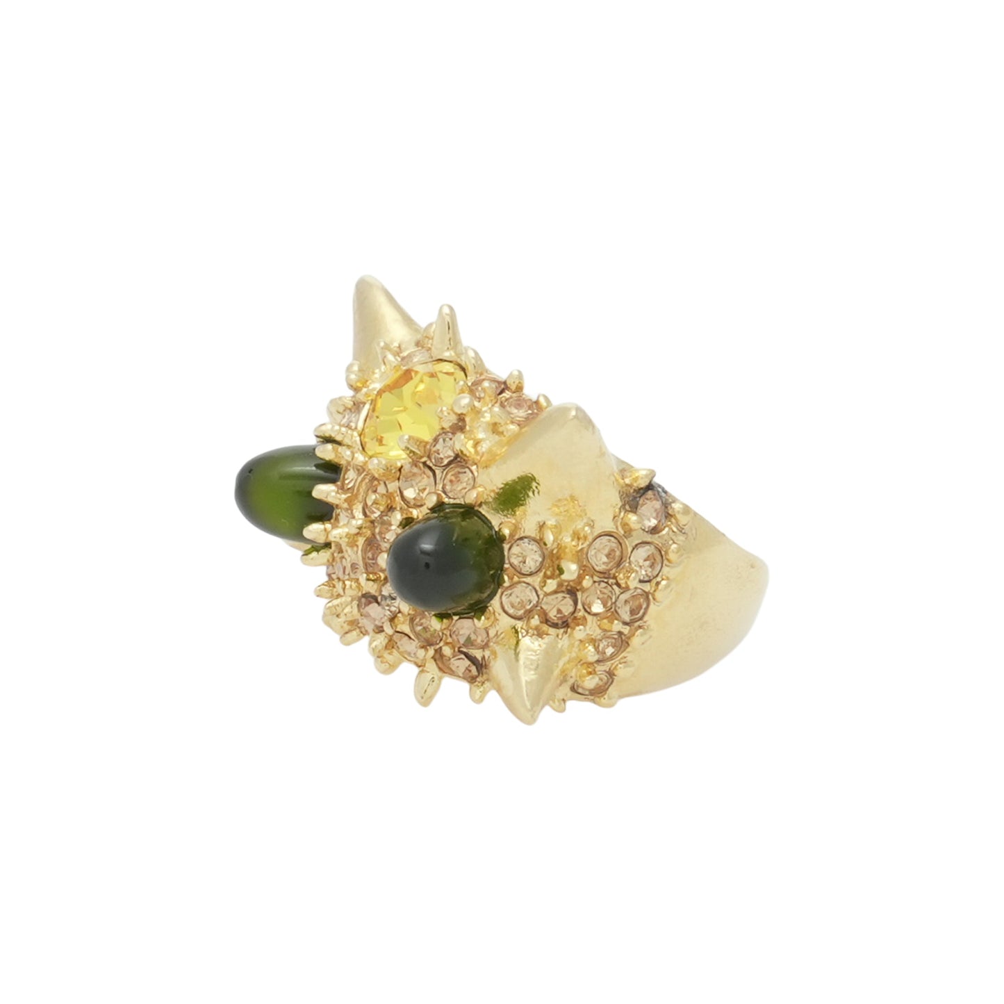 ALIEN SPIKE RING / GOLD