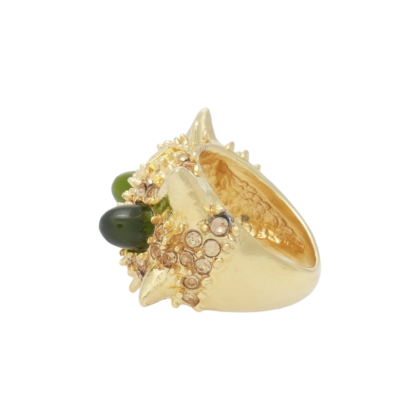 ALIEN SPIKE RING / GOLD