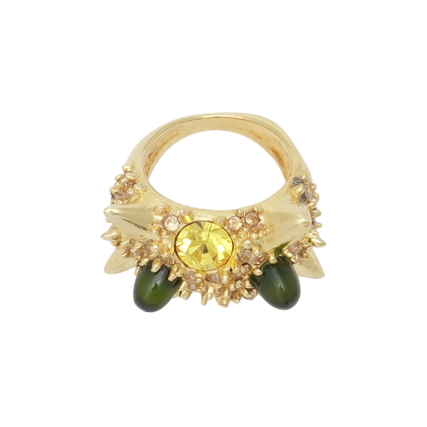 ALIEN SPIKE RING / GOLD