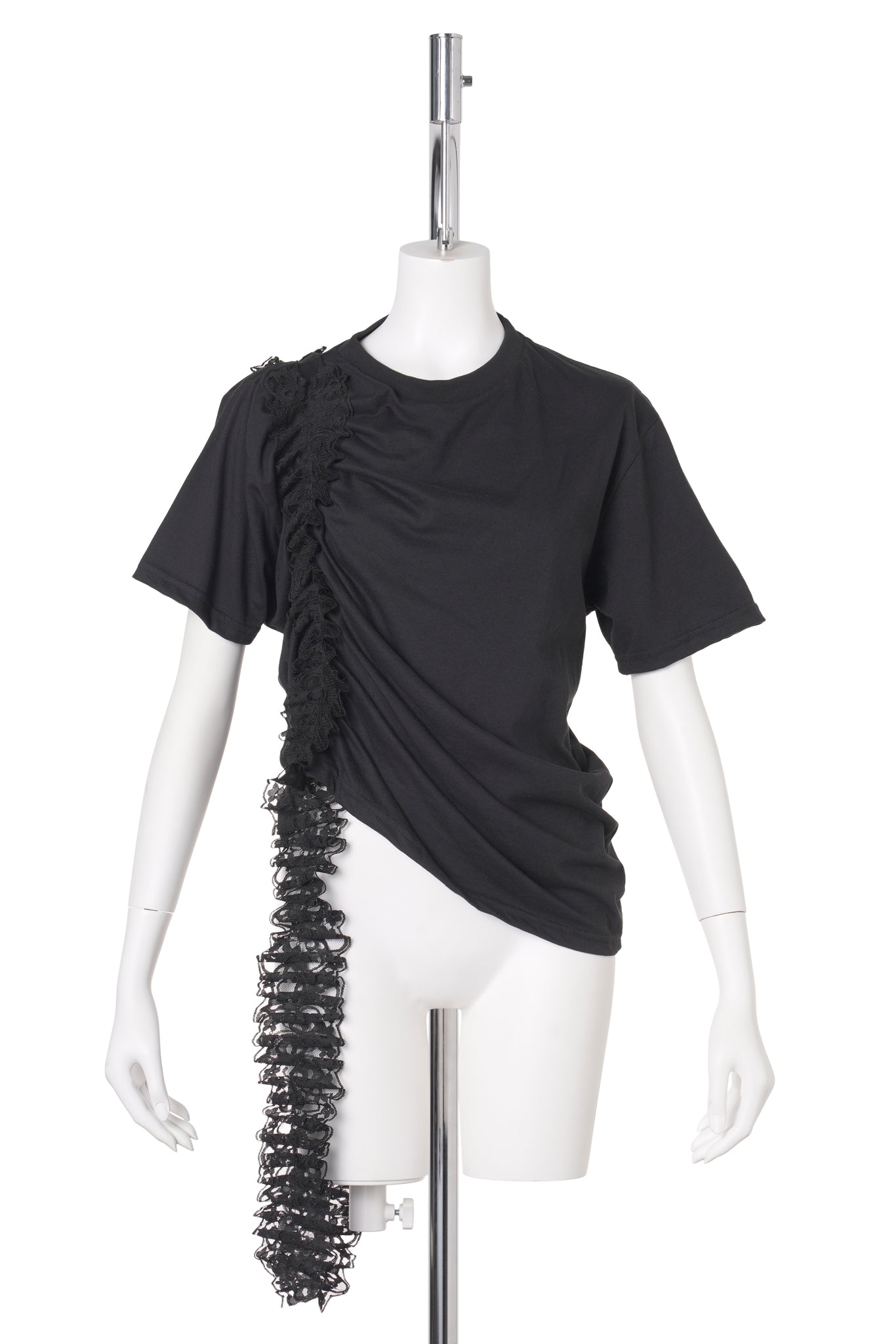 LACE AMARYLLIS DUO TEE / BLACK