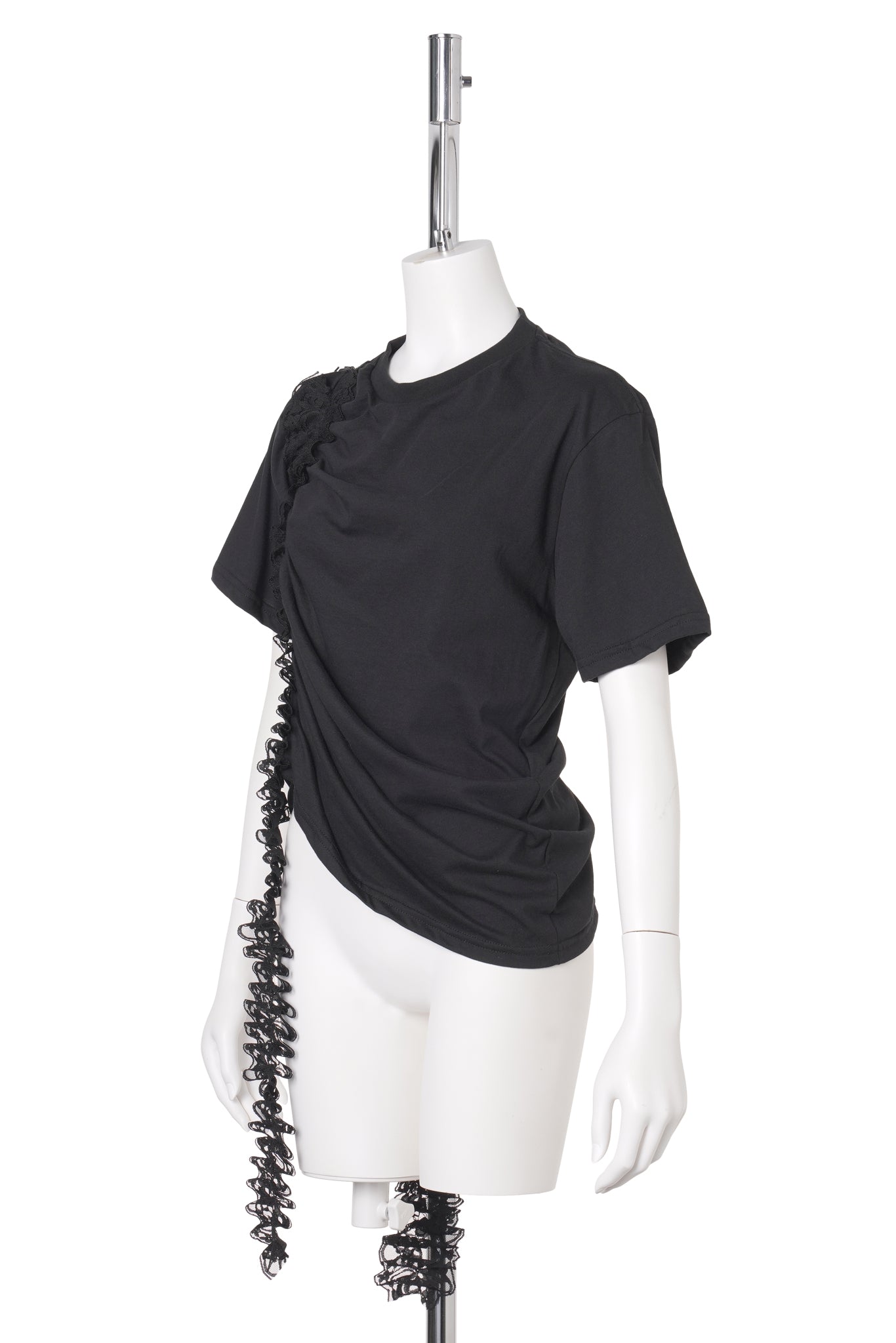 LACE AMARYLLIS DUO TEE / BLACK