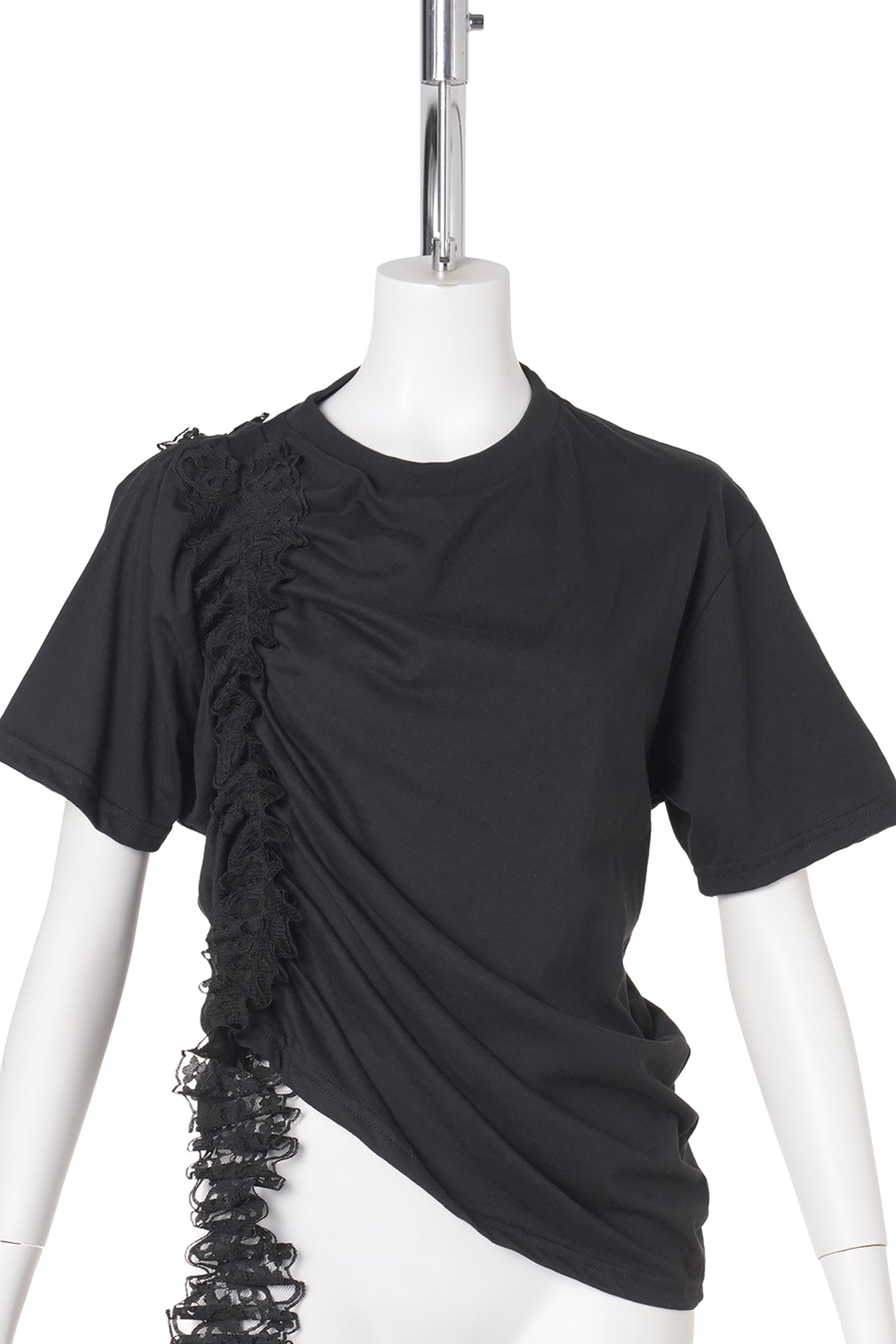 LACE AMARYLLIS DUO TEE / BLACK