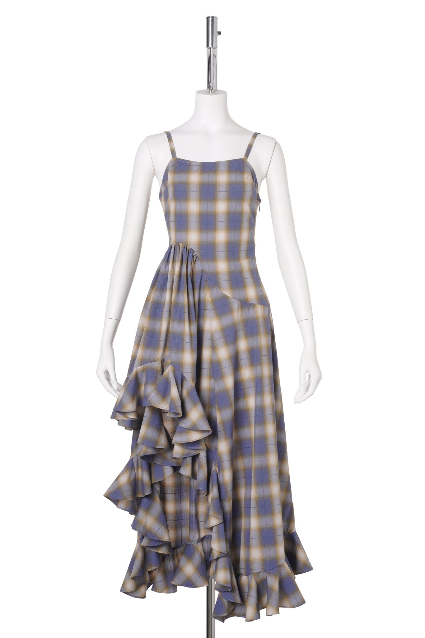 FLORIST DRESS / COUNTRY PLAID