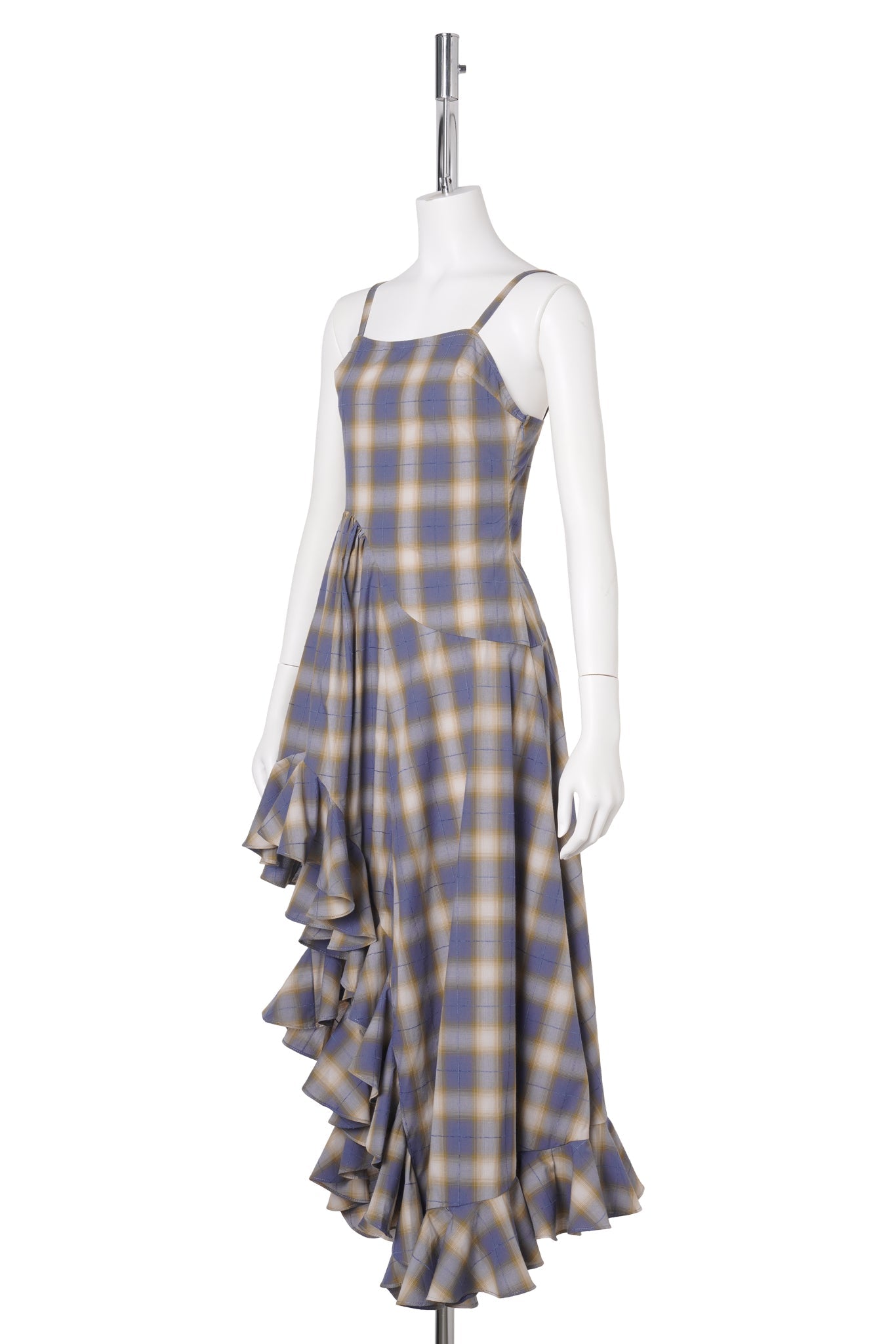 FLORIST DRESS / COUNTRY PLAID