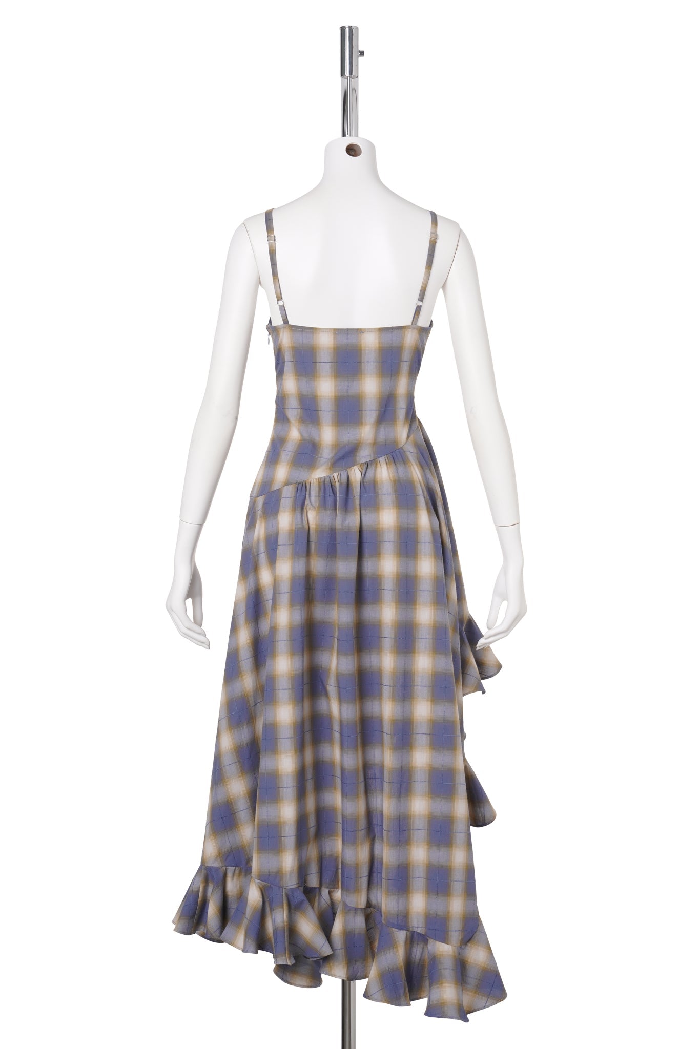 FLORIST DRESS / COUNTRY PLAID