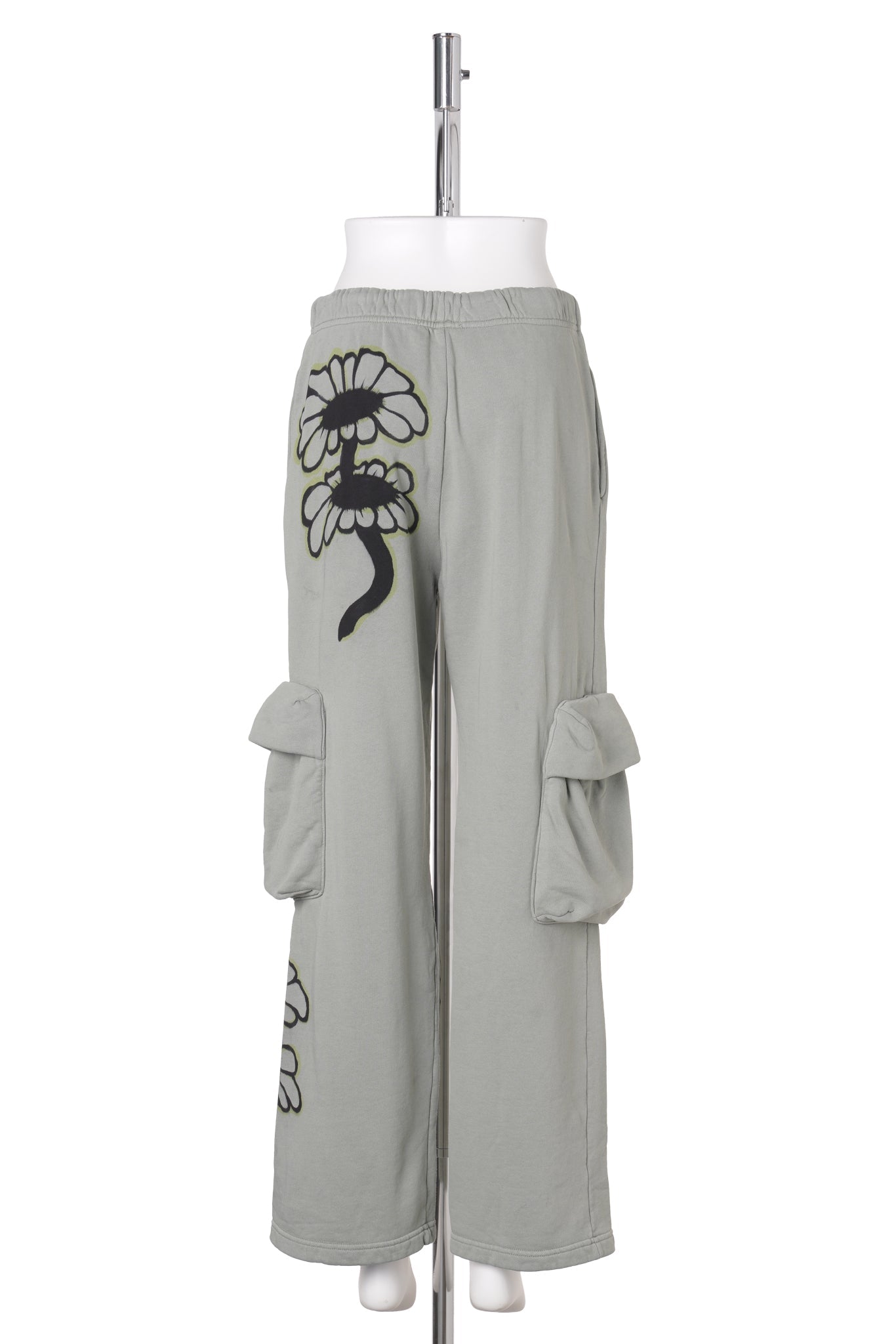 CARGO SWEATPANT / OLIVE TWIN FLOWERS