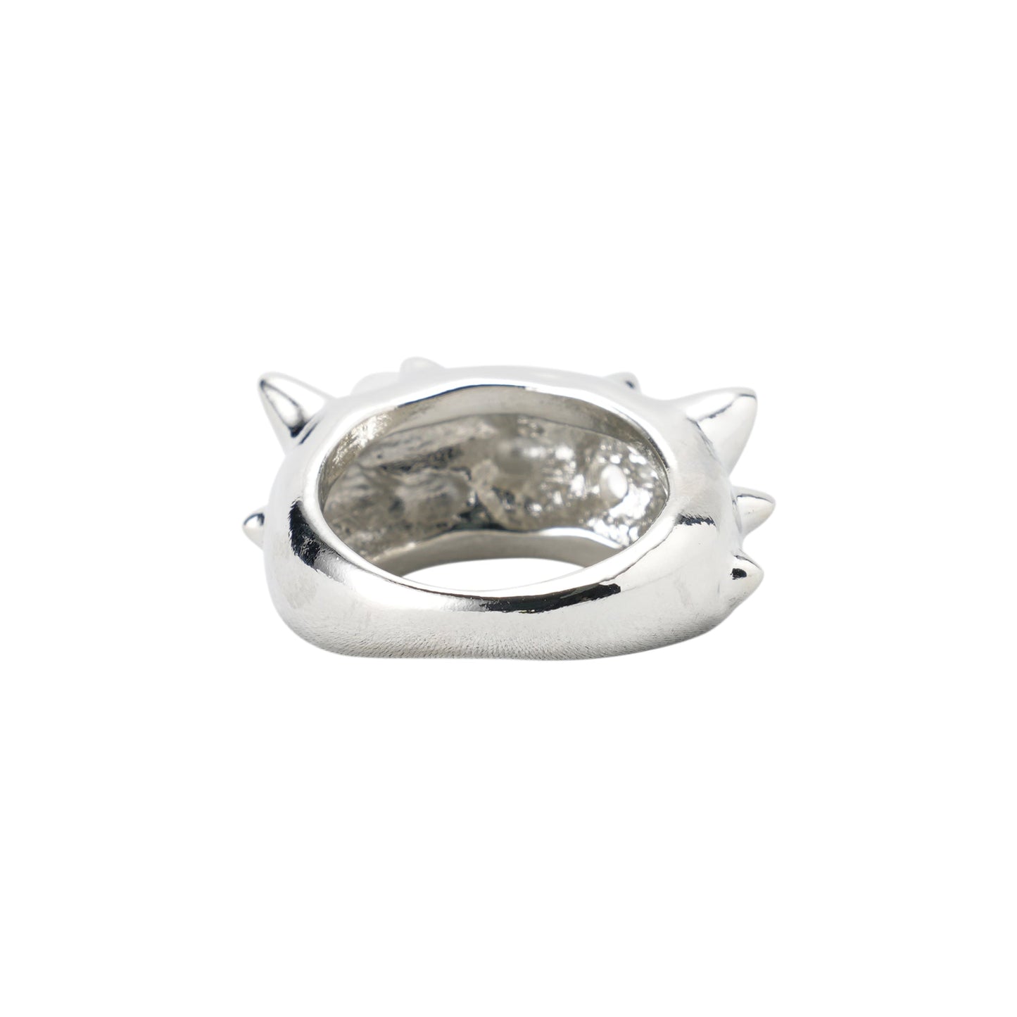 DEMI ALIEN RING / SILVER CLEAR
