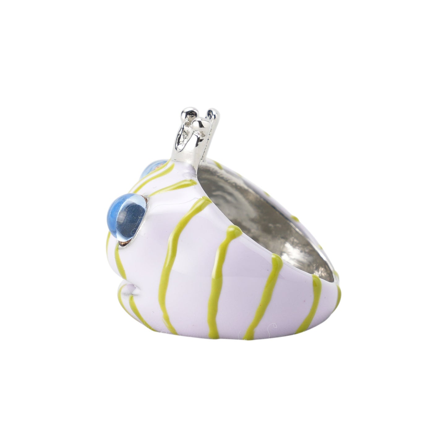 FROG PRINCE RING / LILAC GREEN STRIPE