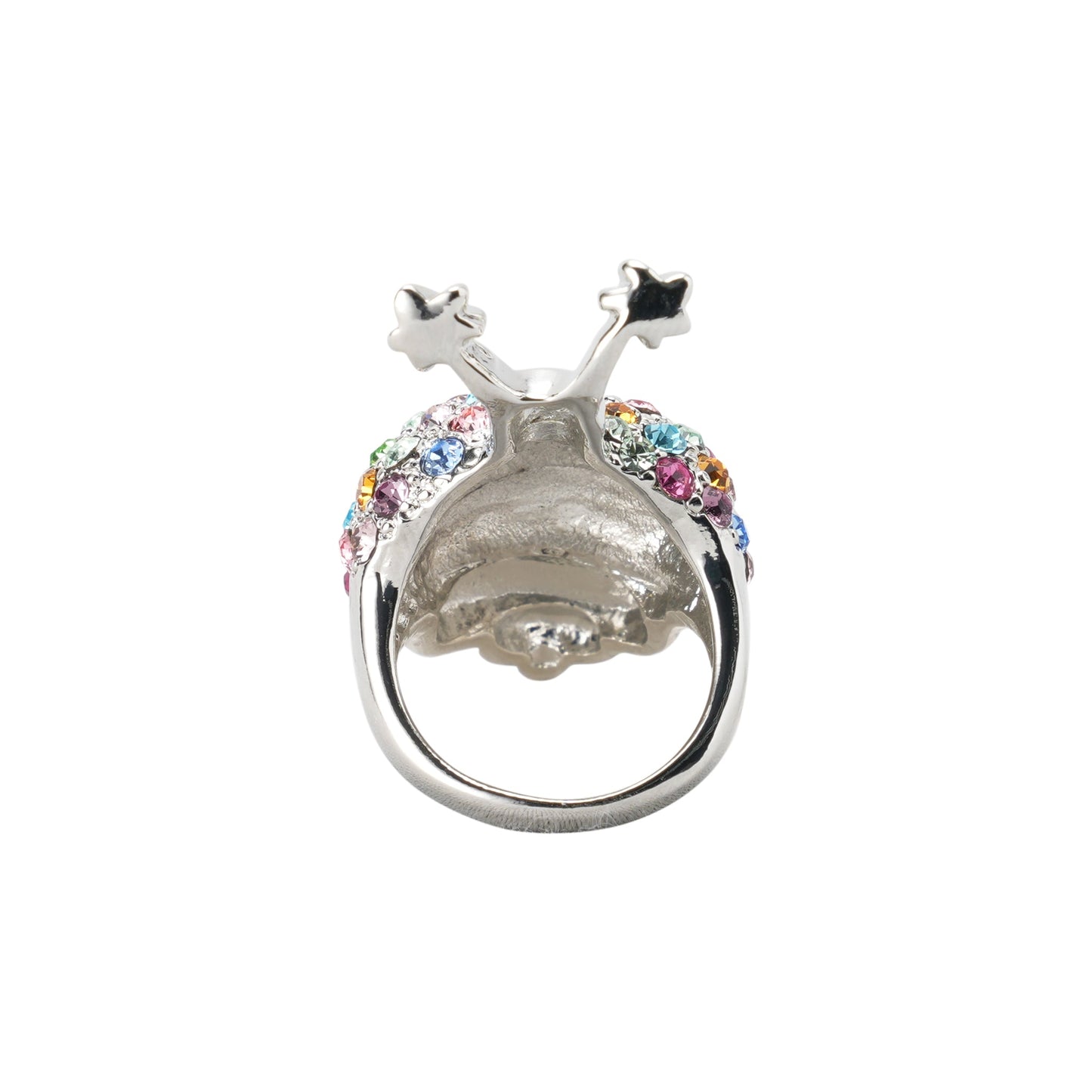 SNAIL RING / SILVER PASTEL