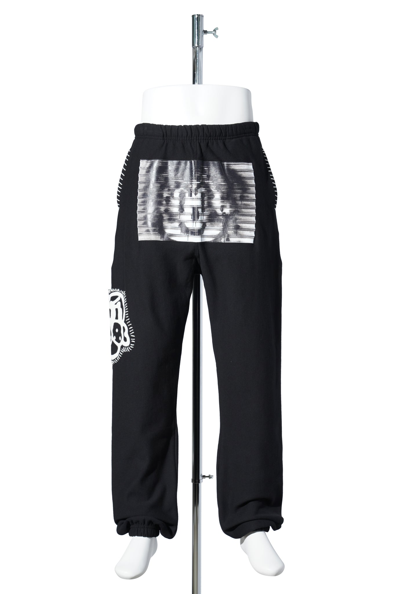 HAND-STITCHED SWEATPANT / BLACK