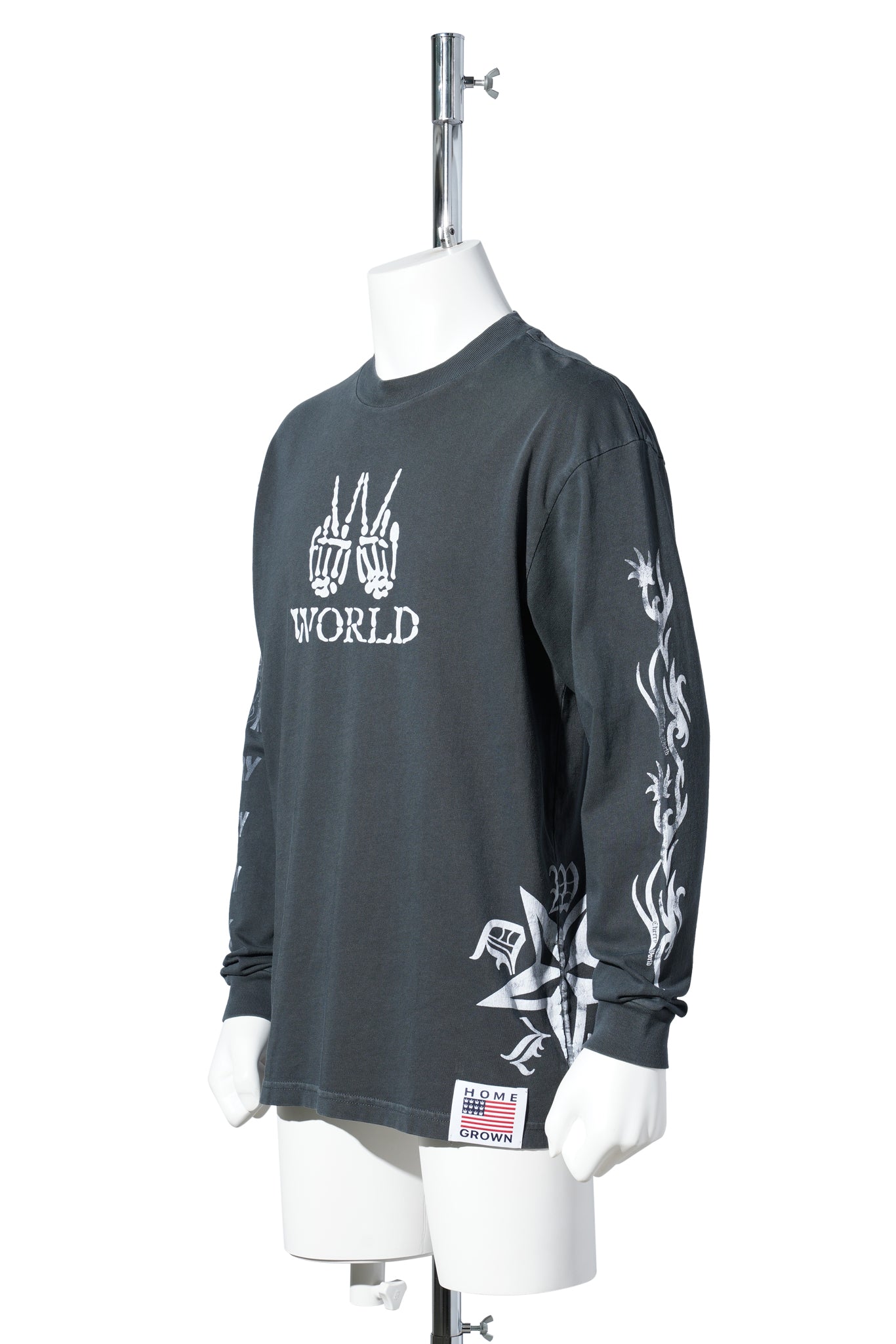 SKELETON / MULTI FADED BLACK