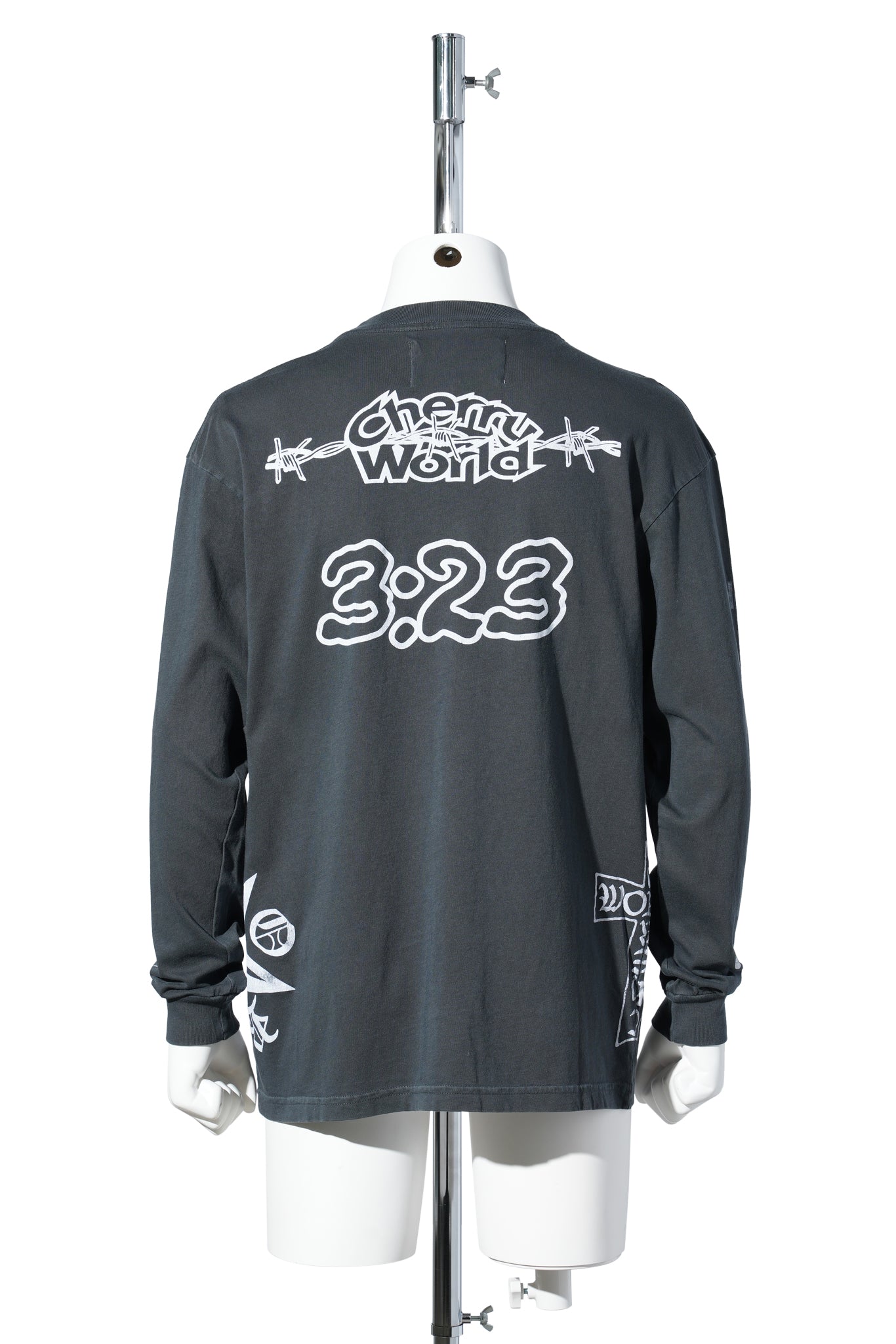 SKELETON / MULTI FADED BLACK