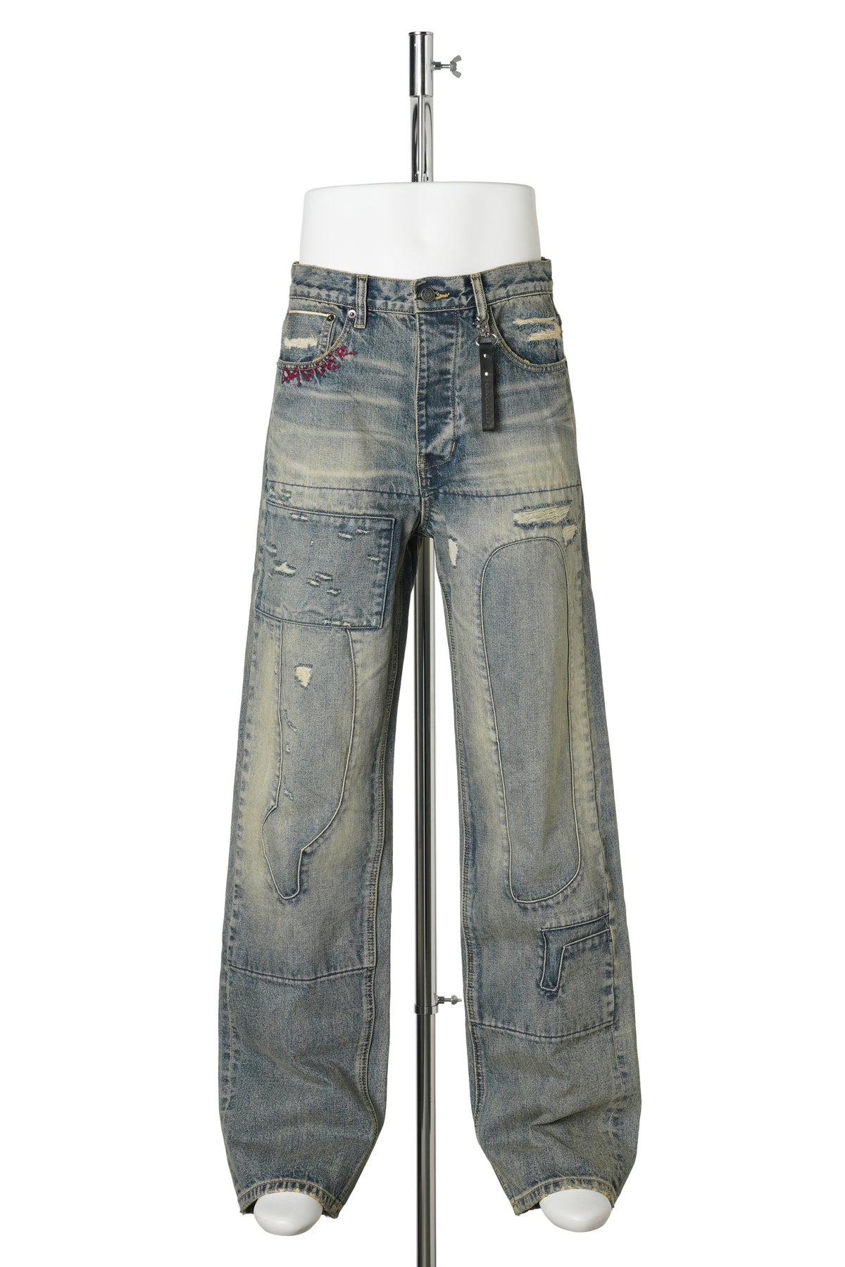 SID JEANS MENDED / SAND BLAST BLUE