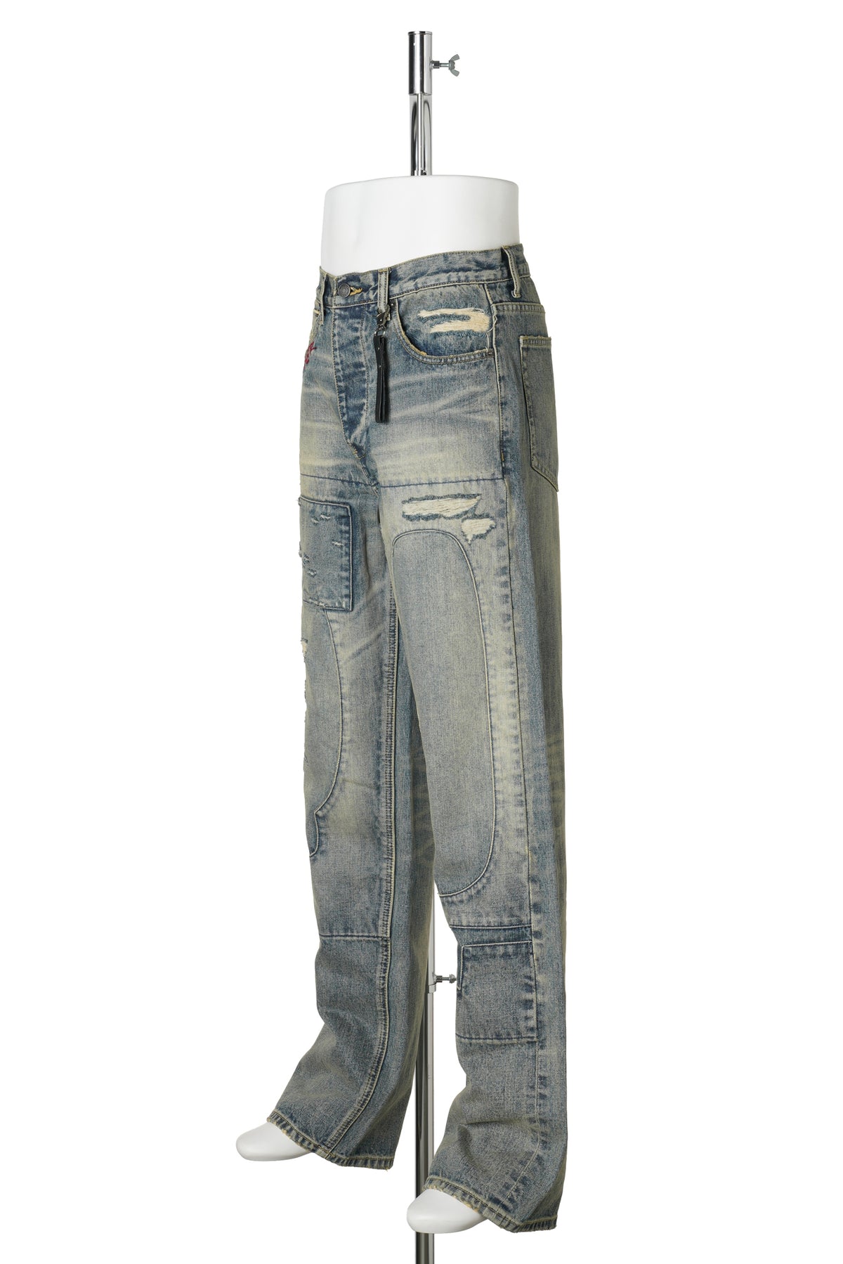 SID JEANS MENDED / SAND BLAST BLUE